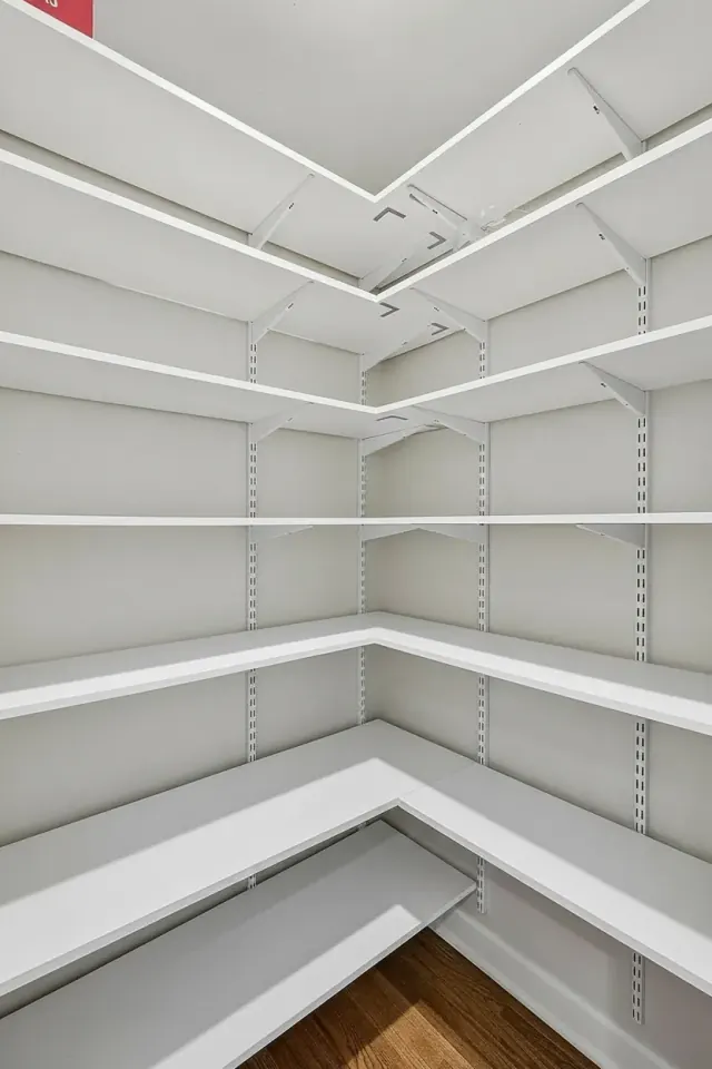 The same room with everything removed
