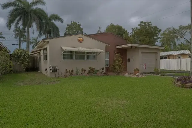 A property under a flat, overcast sky