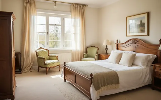 The same bedroom, renovated in a chosen style