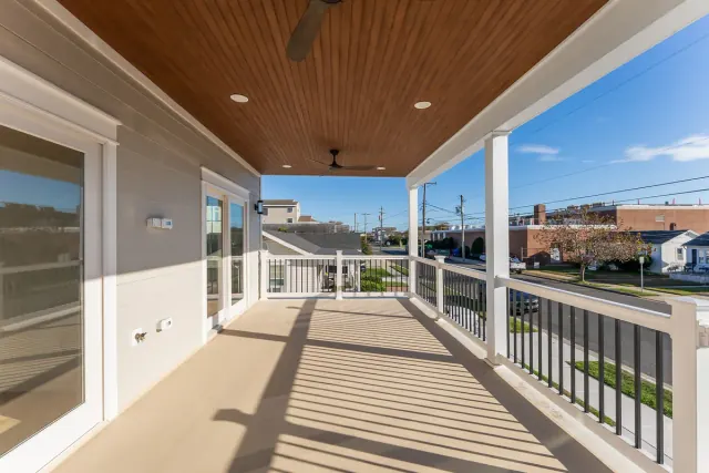 An empty balcony
