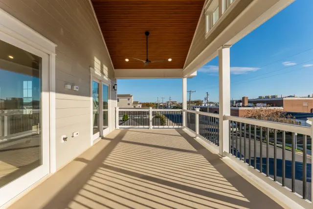 An empty balcony